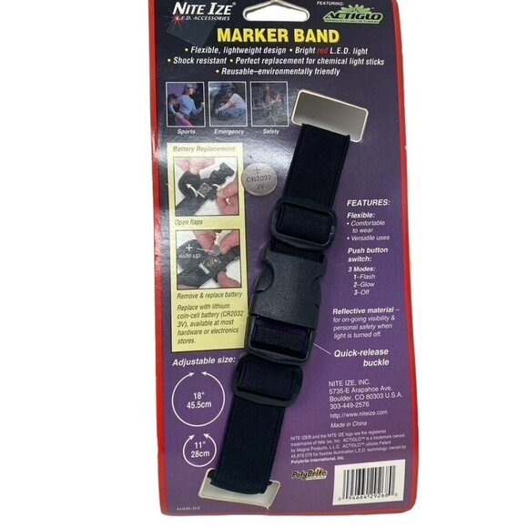 Nite Ize LED Flexible Marker Arm Band Night Sports, ER, Safety - Picture 2 of 3